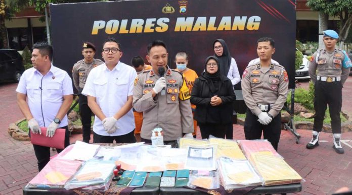 Satreskrim-Polres-Malang-Bongkar-Kasus-TPPO-dan-PMI,-Tersangka-di-Jerat-Pasal-Berlapis
