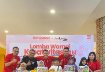 Lomba Mewarnai Meriahkan Liburan Sekolah di Matahari Gressmall