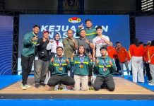 Jatim Bawa Pulang 4 Emas dari Kejurnas Angkat Besi Senior 2026