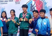 Dindik Jatim Kirim Dua Atlet Panjat Tebing Ikuti OSN Tingkat Nasional