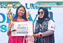 Siswi SMK Negeri 5 Surabaya Sabet Juara 1 Lomba Lagu Daerah di Portival Nusantara Pelindo Regional 3