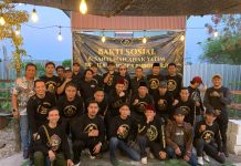 Bakti Sosial, Yakuza Maneges Surodarjo Berikan Santunan Kepada Puluhan Anak Yatim di Sidoarjo
